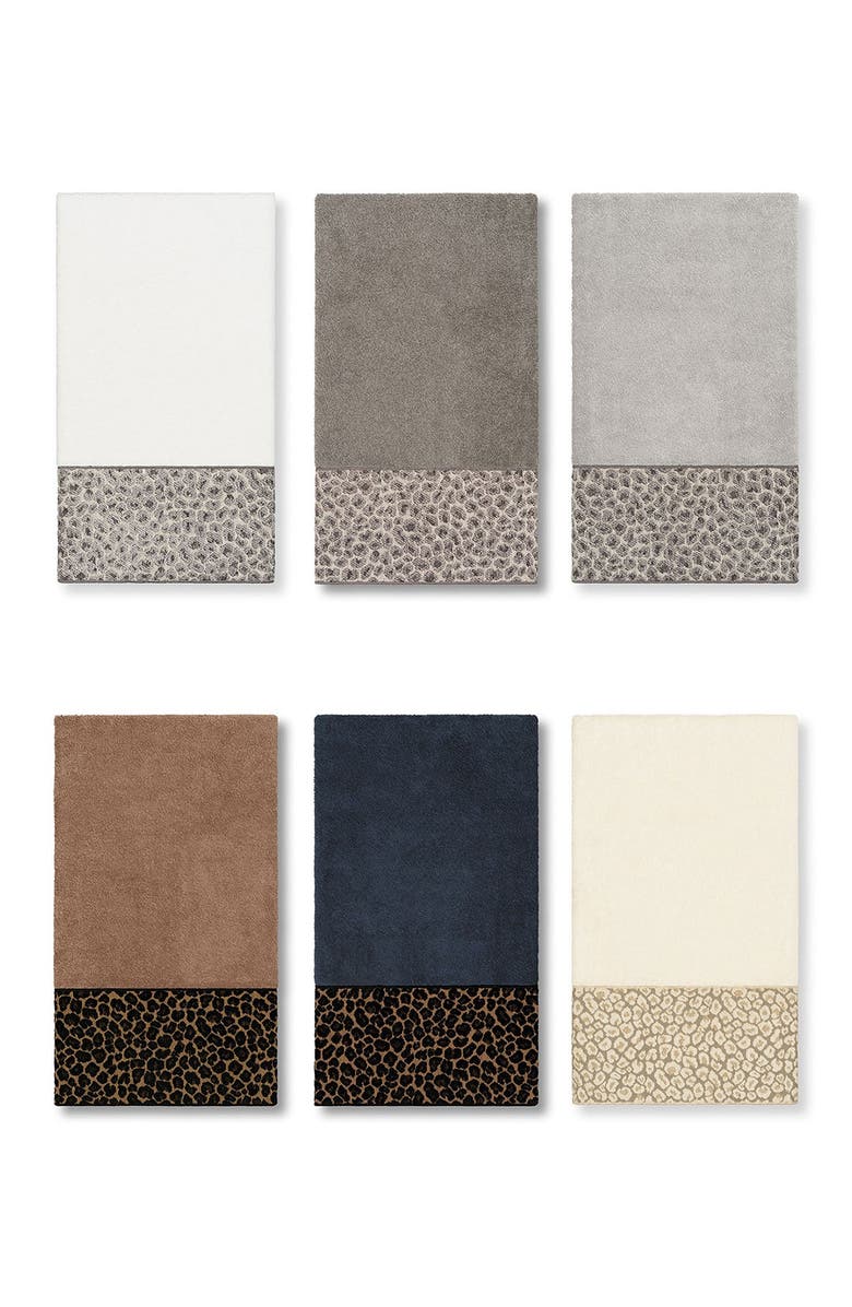 Linum Home Textiles Spots Embellished Bath Towel - Midnight Blue, Alternate, color, Midnight Blue