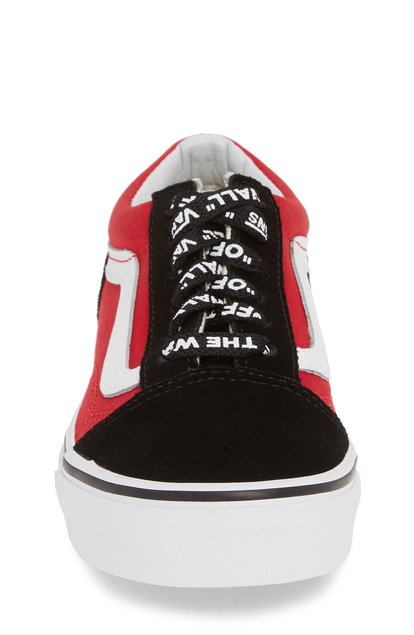 Old Skool Sneaker, Alternate, color, BLACK/ TRUE WHITE/ WHITE