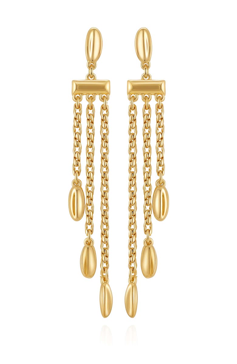 Vince Camuto Long Chain Tassel Earrings, Main, color,
