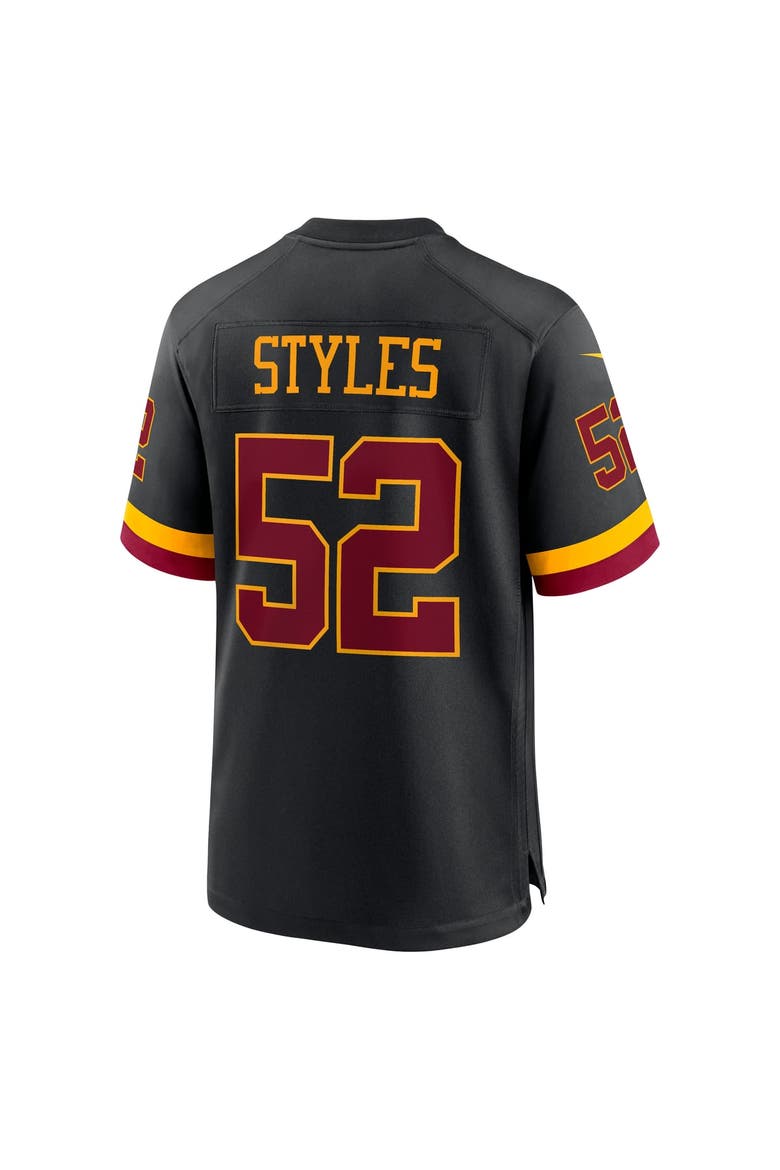 Men's Nike Sonny Styles Black Washington Commanders Game Player Jersey, Alternate, color, Black
