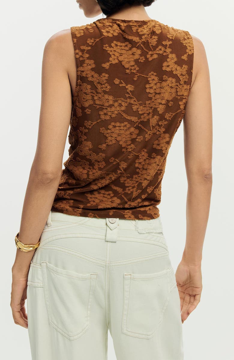 Desigual Cowl Neck Sleeveless Top, Alternate, color, 
