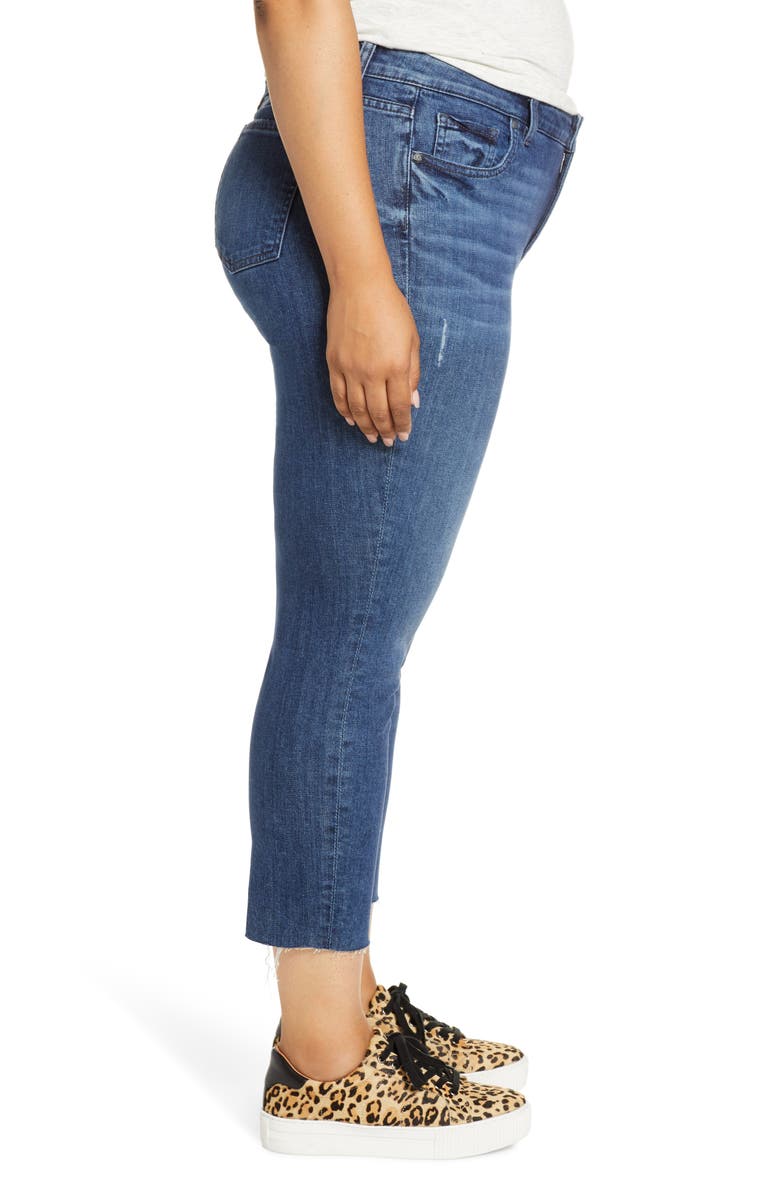 KUT from the Kloth Reese High Waist Straight Leg Ankle Jeans, Alternate, color,