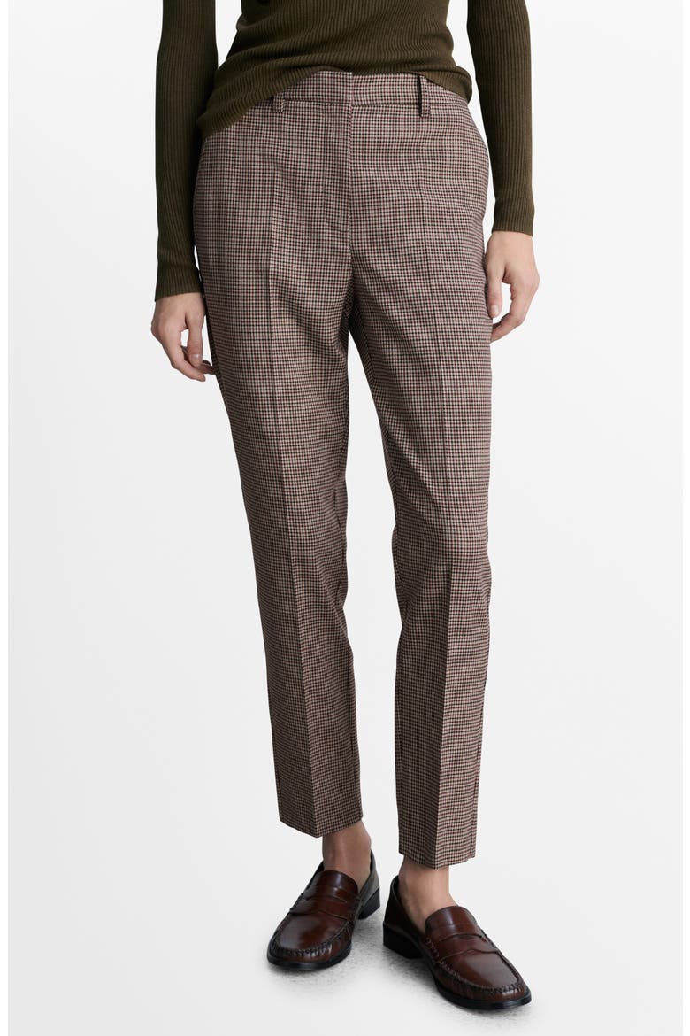 Crop Skinny Pants, Main, color, MAROON