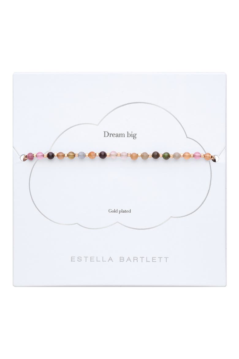 Amelia Beaded Bracelet, Main, color, GOLD
