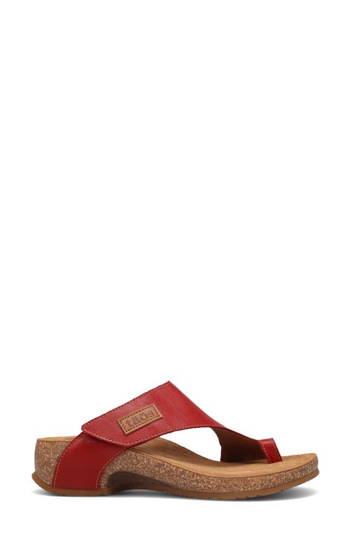 Taos Loop Toe Loop Sandal In Red