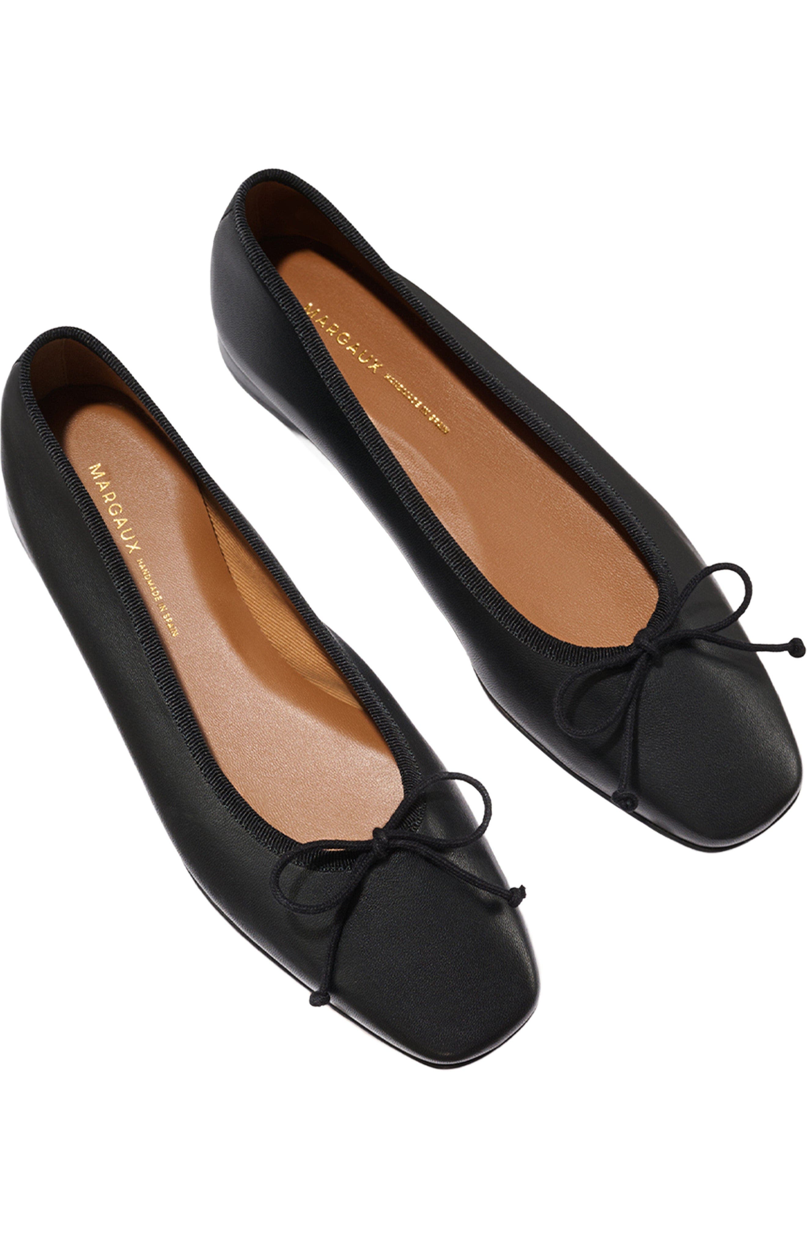MARGAUX The Fonteyn Flat, Alternate, color, Black Nappa