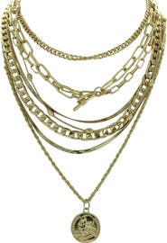 OLIVIA WELLES Lindsay Layered Necklace