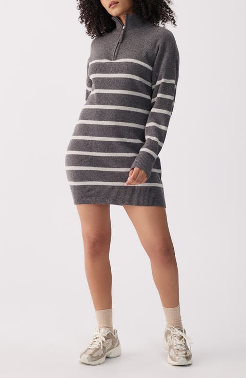 Verdun Striped Sweater Dress