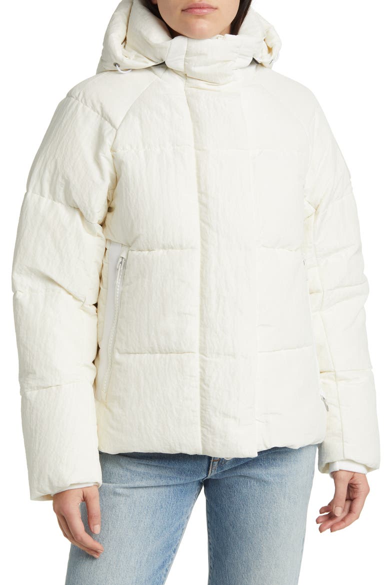 Junction Water Repellent 750 Fill Power Down Parka, Main, color, NORTHSTAR WHITE