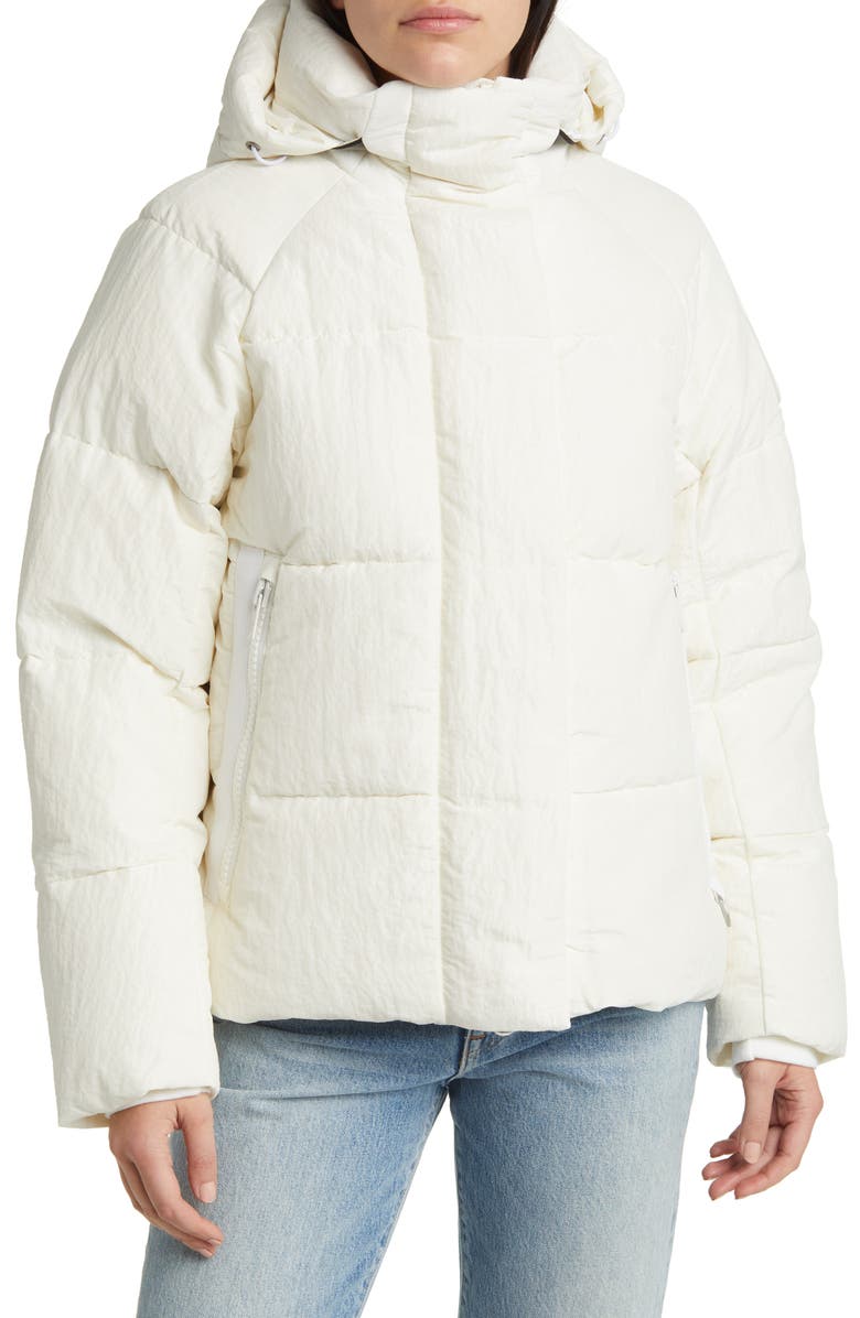 Canada Goose Junction Water Repellent 750 Fill Power Down Parka, Main, color, Northstar White