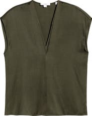 Vince V-Neck Cap Sleeve Top