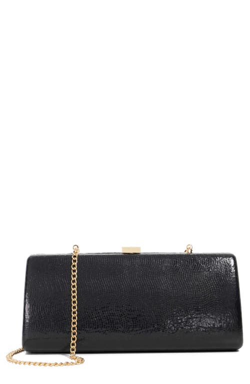 Dune London Belinda Frame Clutch In Black