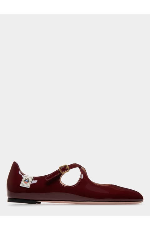 rina Flat In Andorra Patent Leather