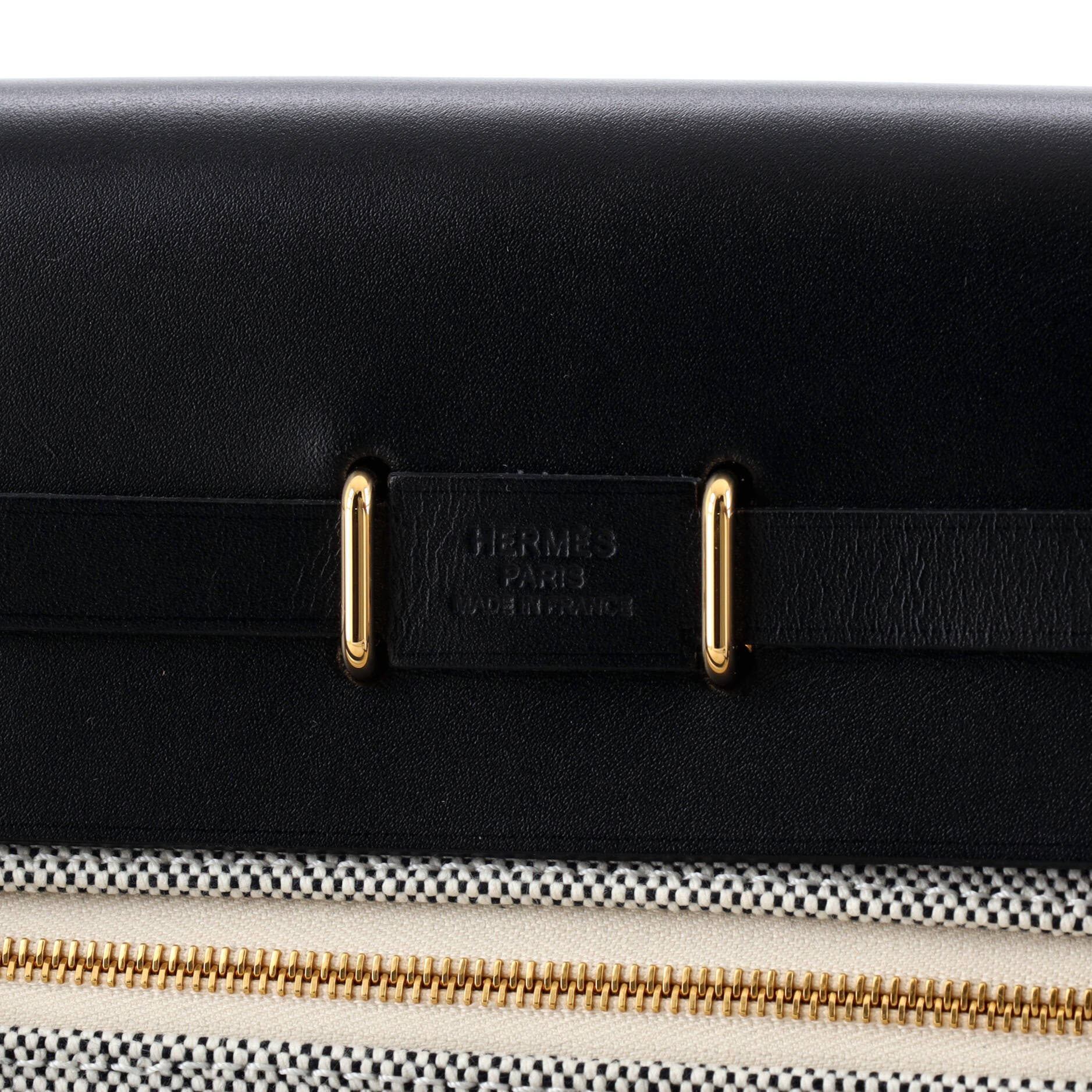 Pre-Owned Hermes Herbag Zip Toile and Leather 20, Alternate, color, Bleu Indigo