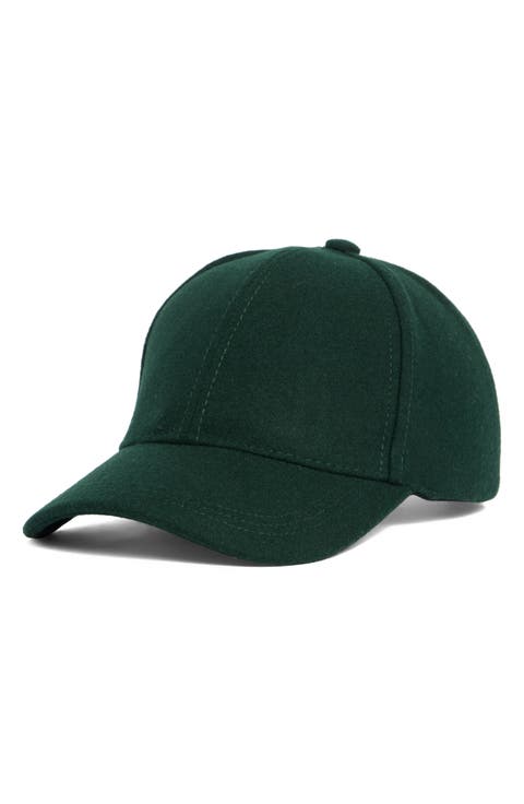 Textured Wool Baseball Cap