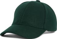 NORDSTROM RACK Textured Wool Baseball Cap