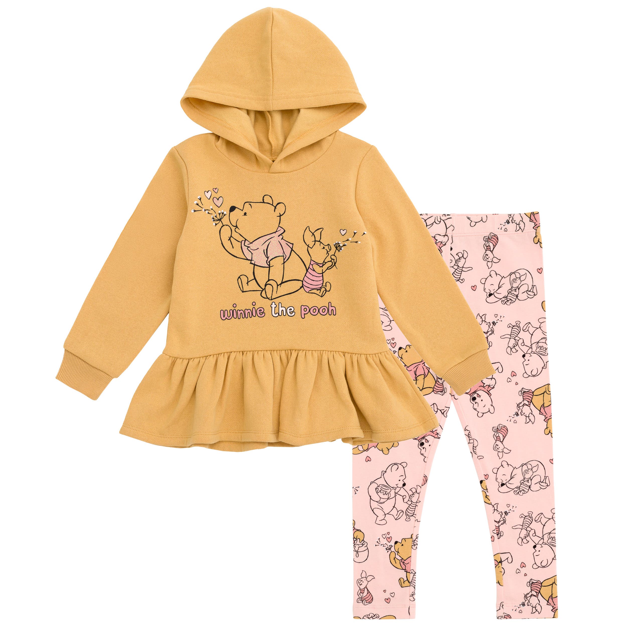 selected Pooh Piglet Tan Pink