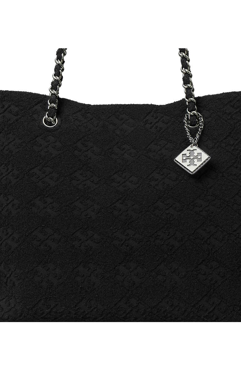 Tory Burch Ella Chain Terry Cloth Tote, Alternate, color,