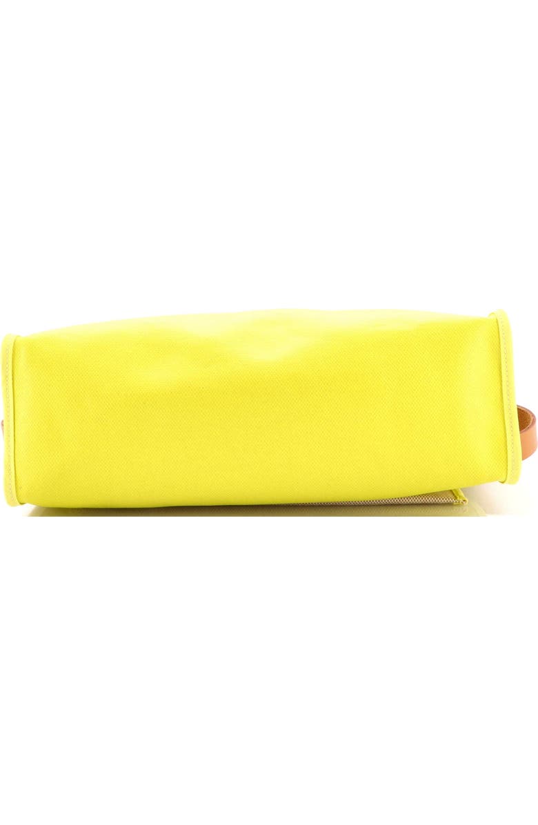 Pre-Owned Hermes Herbag Zip Berline Vache Canvas and Leather 31, Alternate, color, Lime