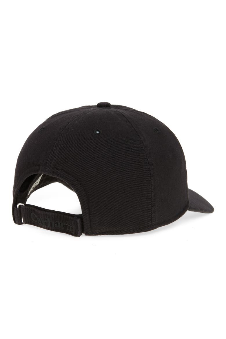 Heart Adjustable Cotton Twill Baseball Cap, Alternate, color, BLACK / BLACK