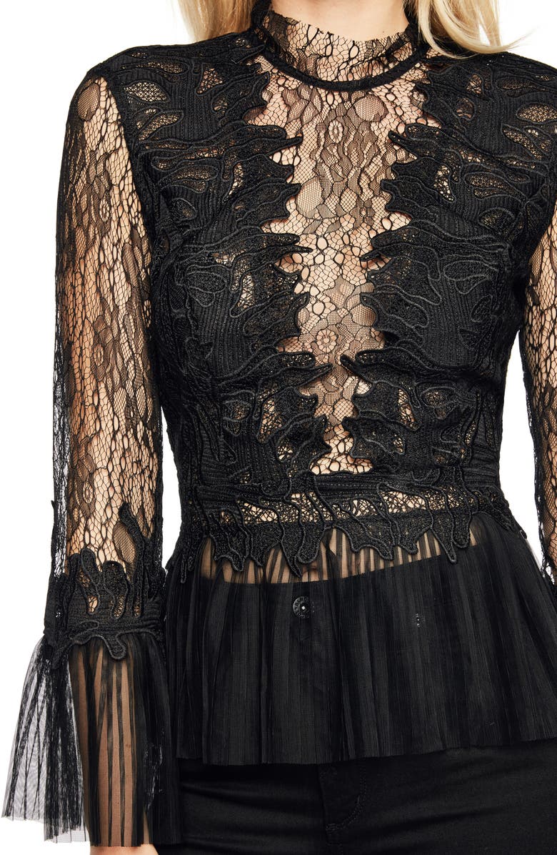 Bardot Francesca Lace Top, Alternate, color,