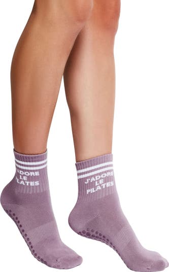 Assorted 2-Pack Nonslip Grip Quarter Socks