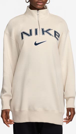 Nike longline sweatshirt best sale