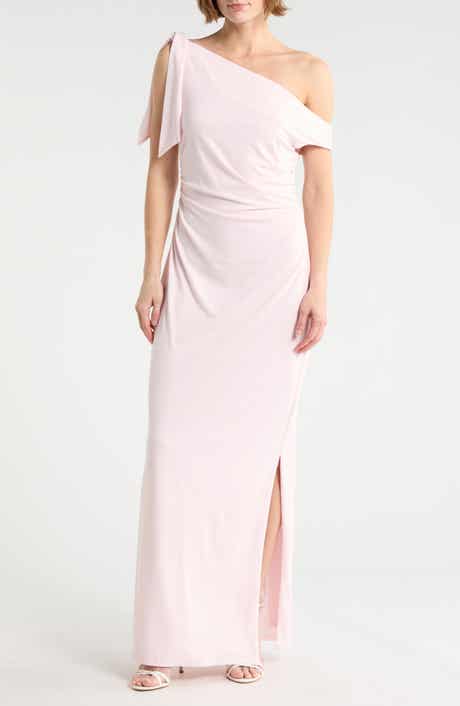 WAYF Ruched Midi Dress