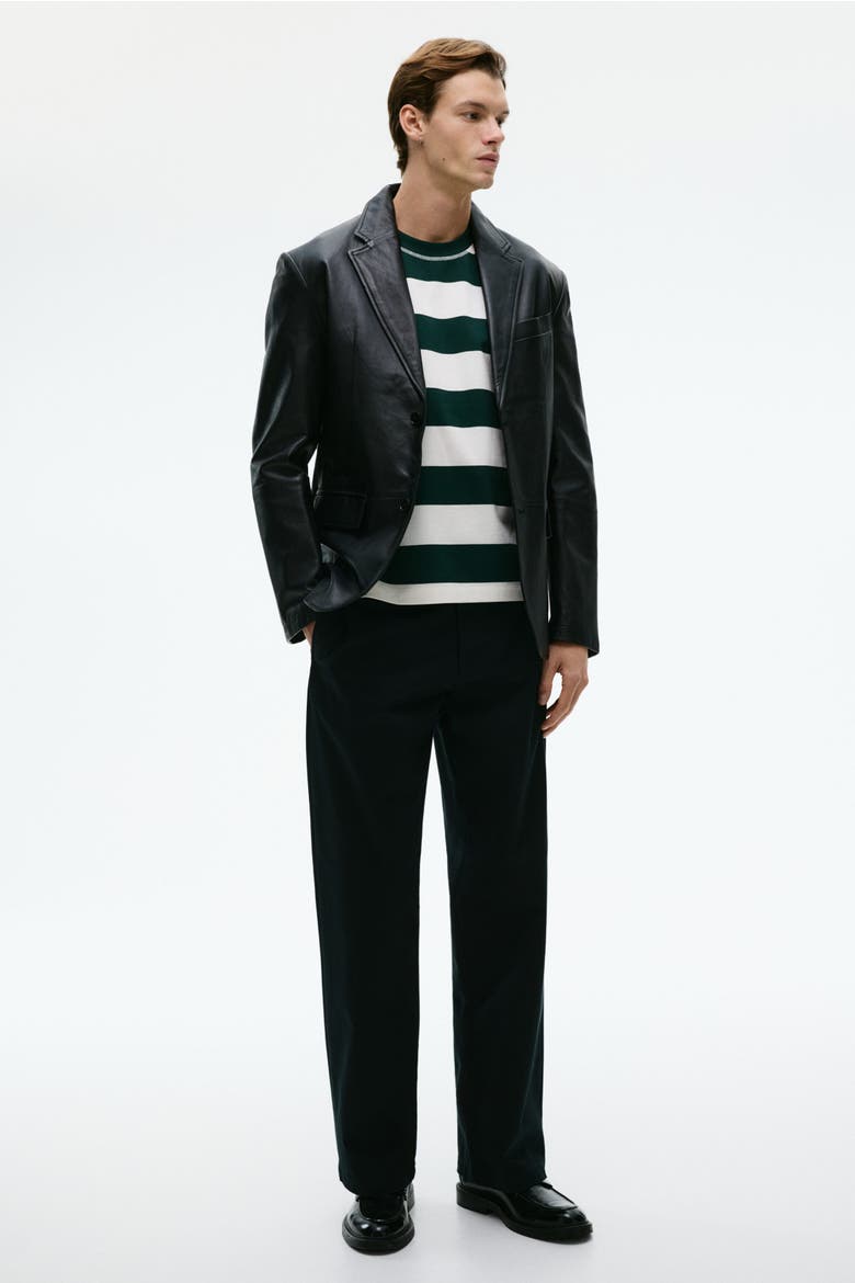 Oversized Fit T-shirt, Alternate, color, Dark green/striped