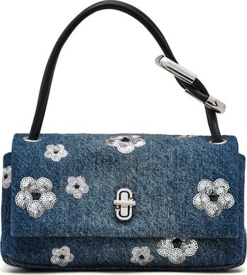 ★MARC JACOBS★The Mini Dual Sequin デイジーデニムバッグ Marc Jacobs The Mini Dual Sequin Daisy Denim Top Handle Bag