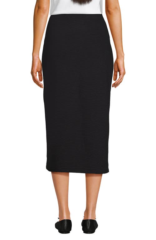 LANDS' END LANDS' END STARFISH SIDE ZIP MIDI SKIRT 