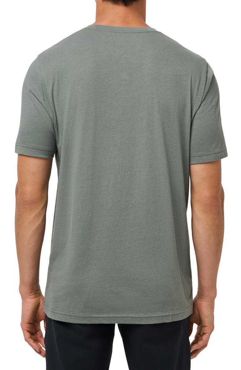 TravisMathew Global Pass Graphic T-Shirt, Alternate, color, Dark Olive