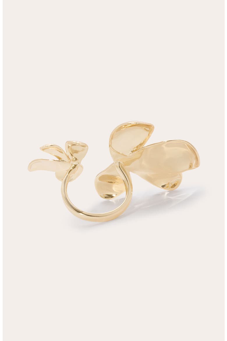Anya Floral Statement Ring, Alternate, color, GOLD