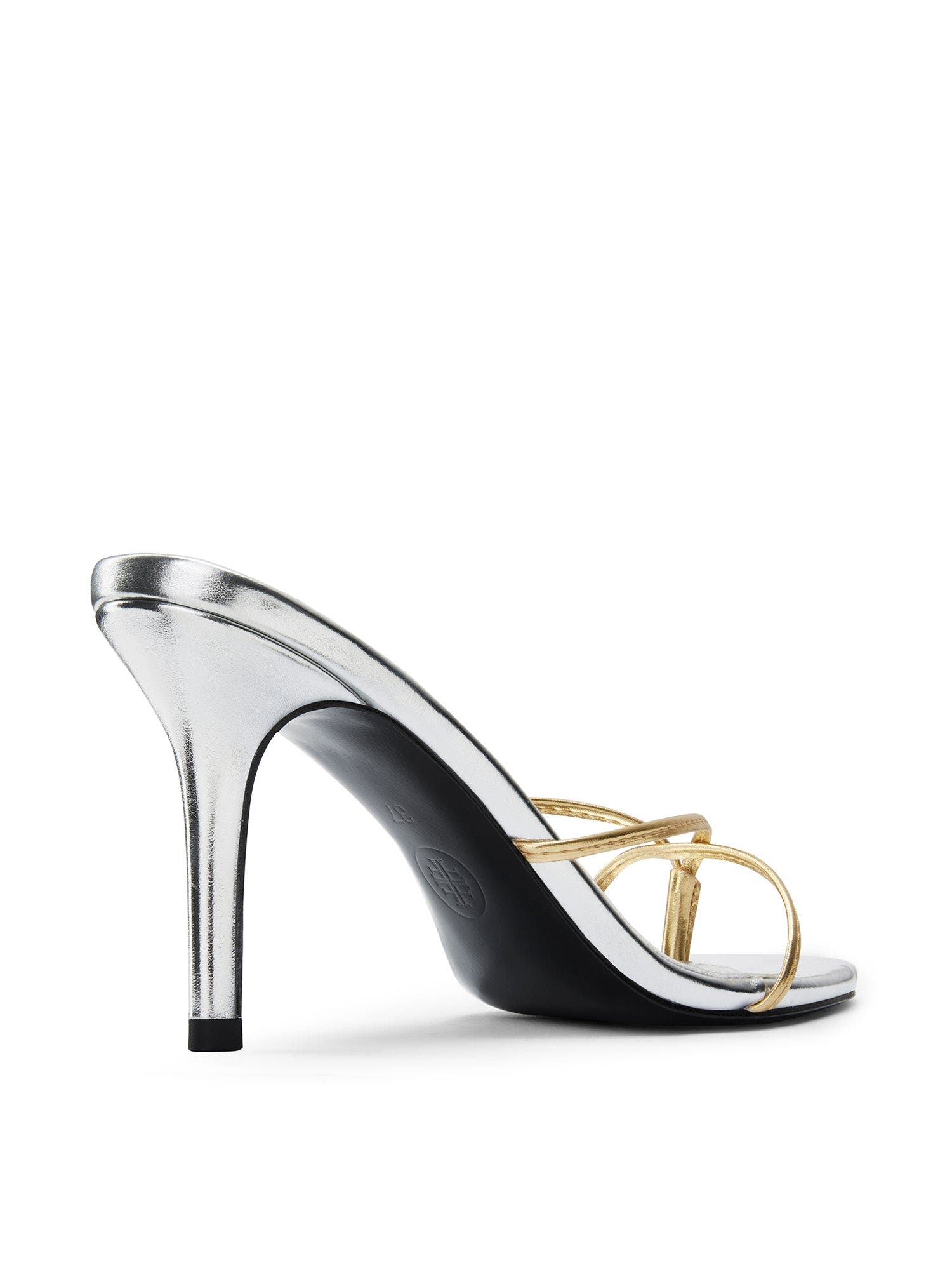 FEMME Sicilian Mule, Alternate, color, Gold & Silver