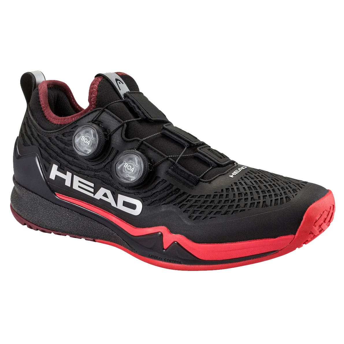 Endure Pro BOA Mens Tennis Shoes, Main, color, Black/Red
