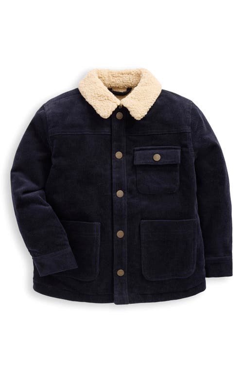 Mini Boden Kids' Collared Corduroy Jacket In Blue