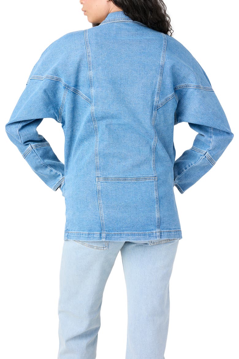 Linda Denim Jacket, Alternate, color, Union Sq.