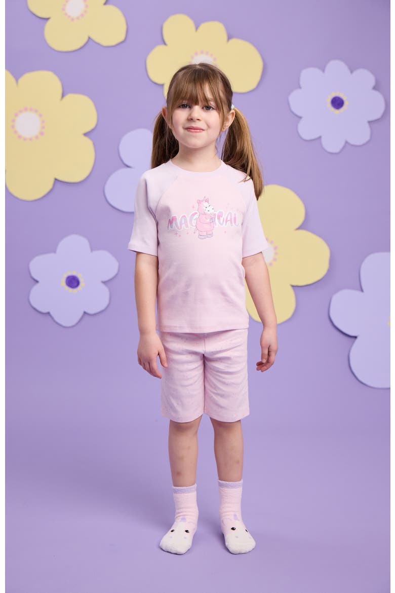 Unicorn Shorties PJ Set, Alternate, color, Multi Color