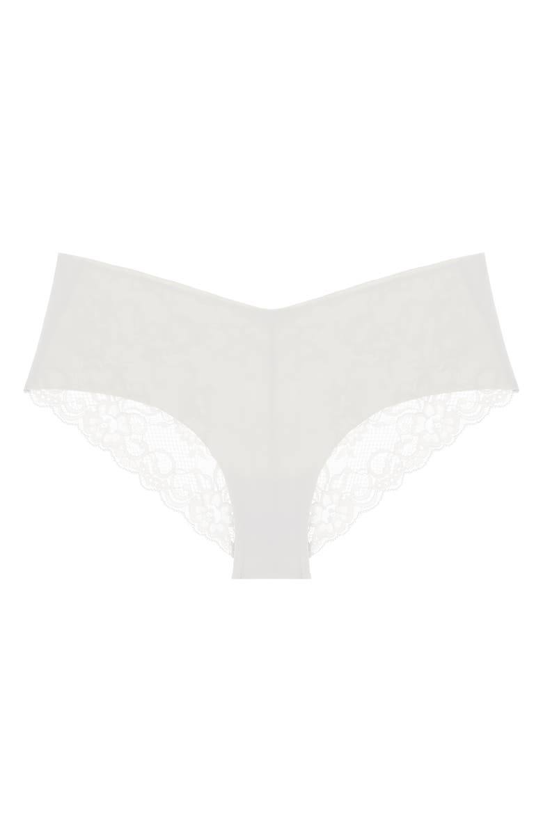 JOURNELLE Estelle Lace Hipster Briefs, Alternate, color, Powder
