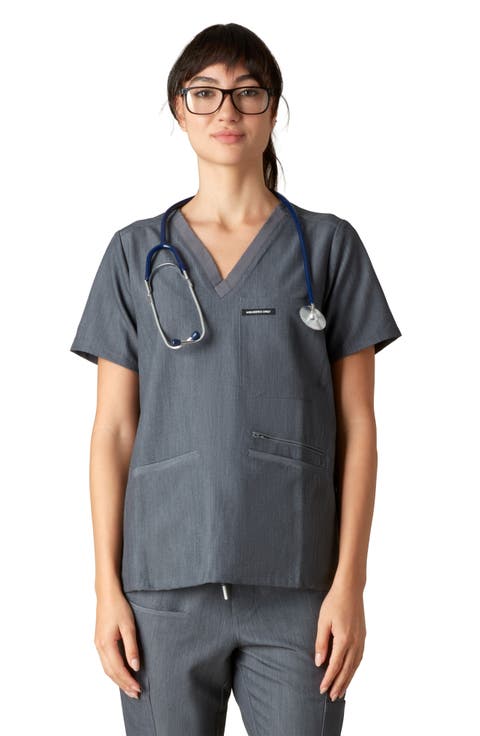 Palermo 4-Pocket Scrub Top