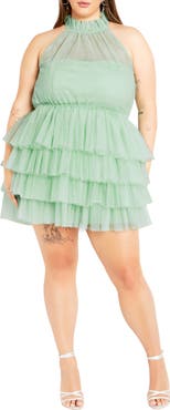 City Chic Jude Ruffle Minidress