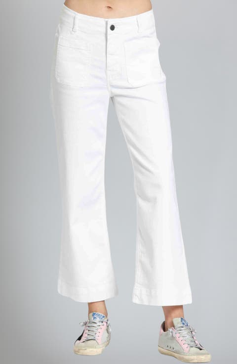 Wide Leg Ankle Jeans