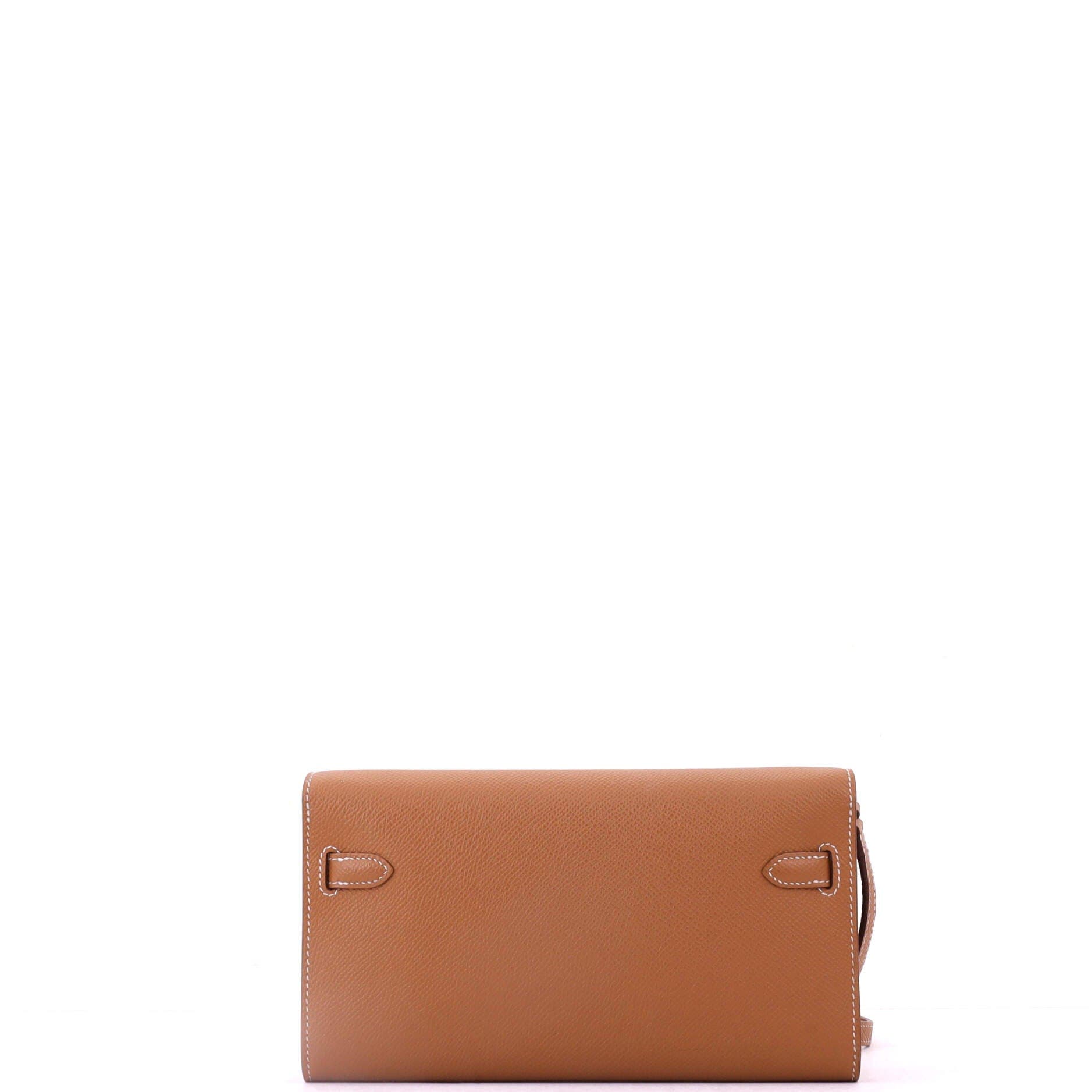 Kelly To Go Wallet Epsom, Alternate, color, Metallic Gold