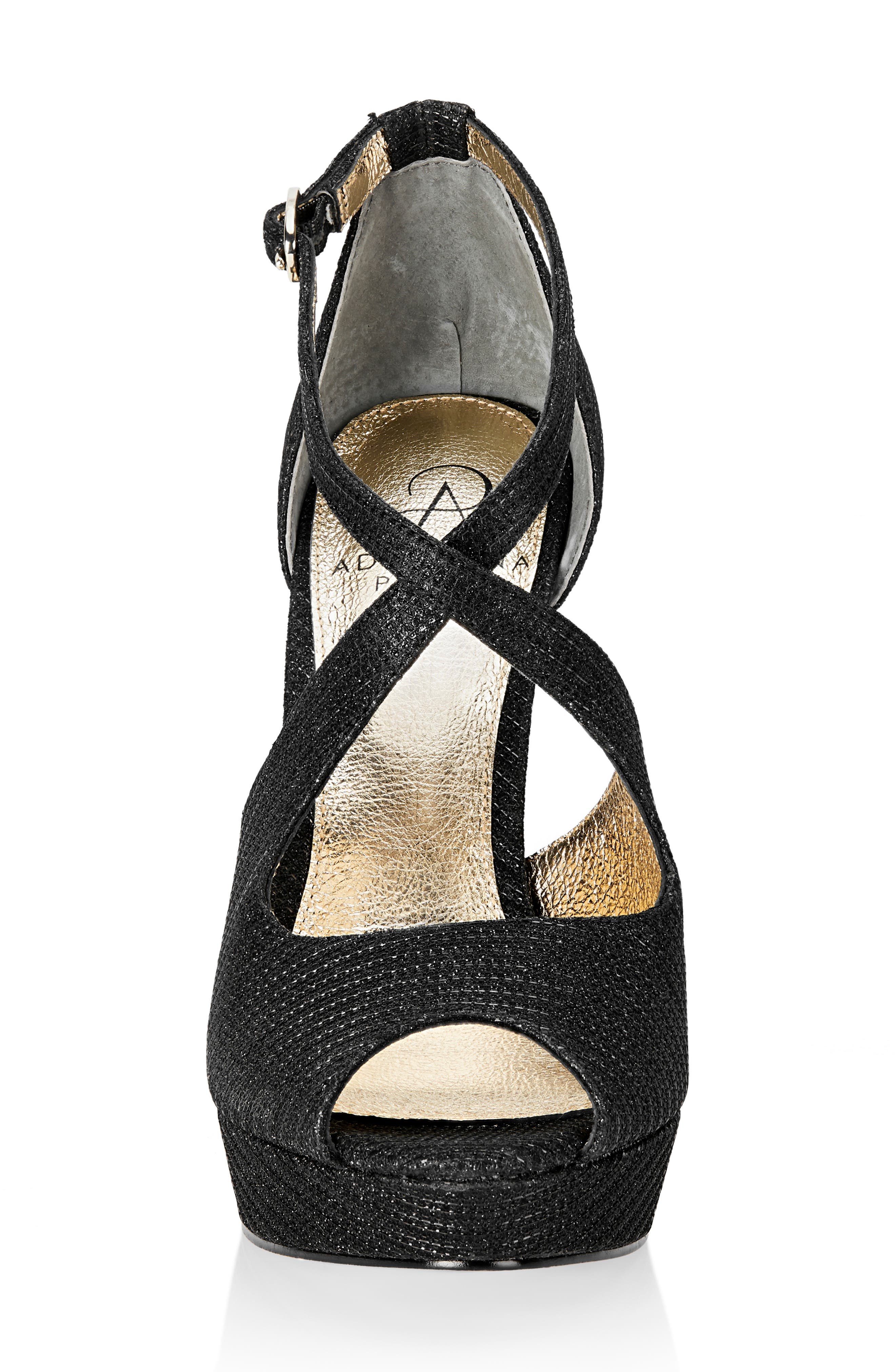 Adrianna Papell Rosalie Cross Strap Platform Sandal, Alternate, color, 
