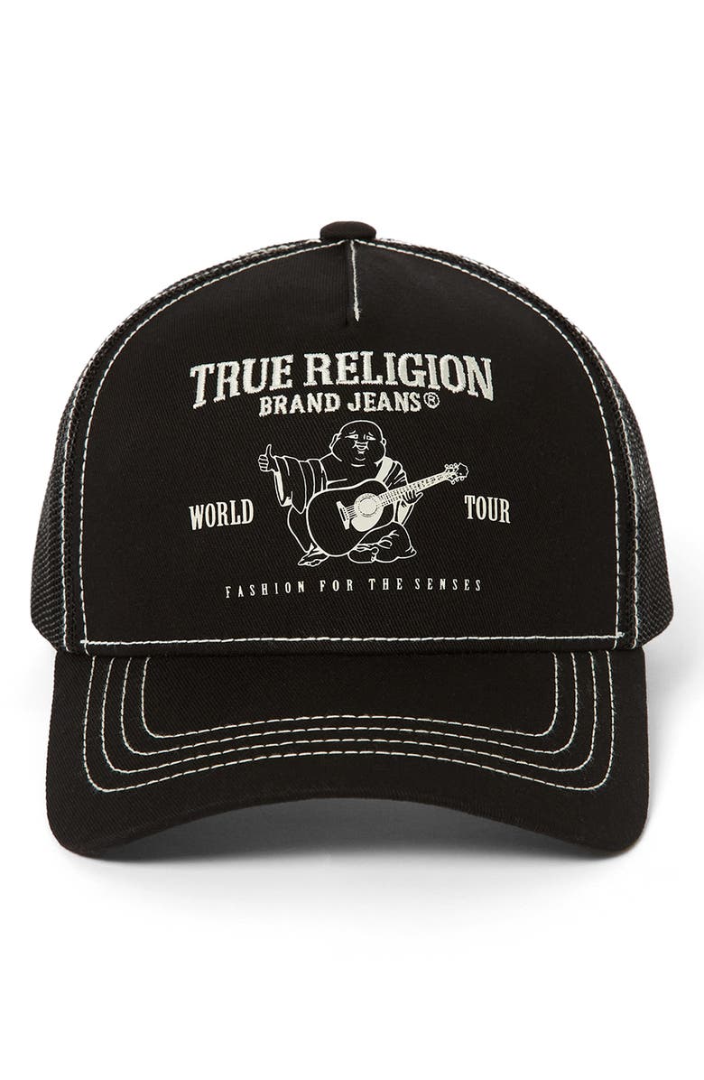 True Religion Buddha Logo Trucker Hat | Nordstromrack