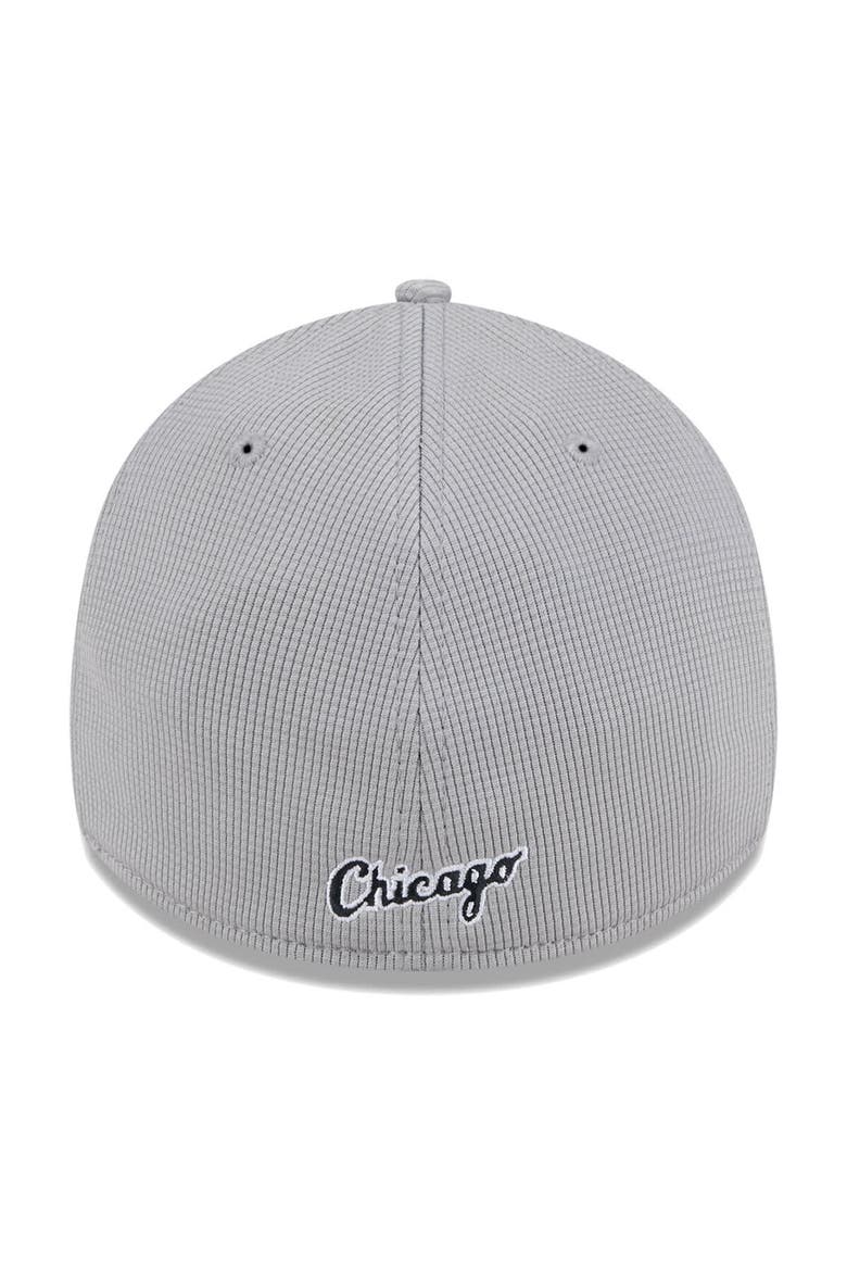 Men's New Era Gray Chicago White Sox Active Pivot 39THIRTY Flex Hat, Alternate, color, Gray