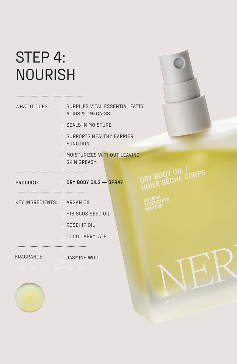 NERRĀ The Dry Body Oil - Jasmine Wood, Alternate, color, 
