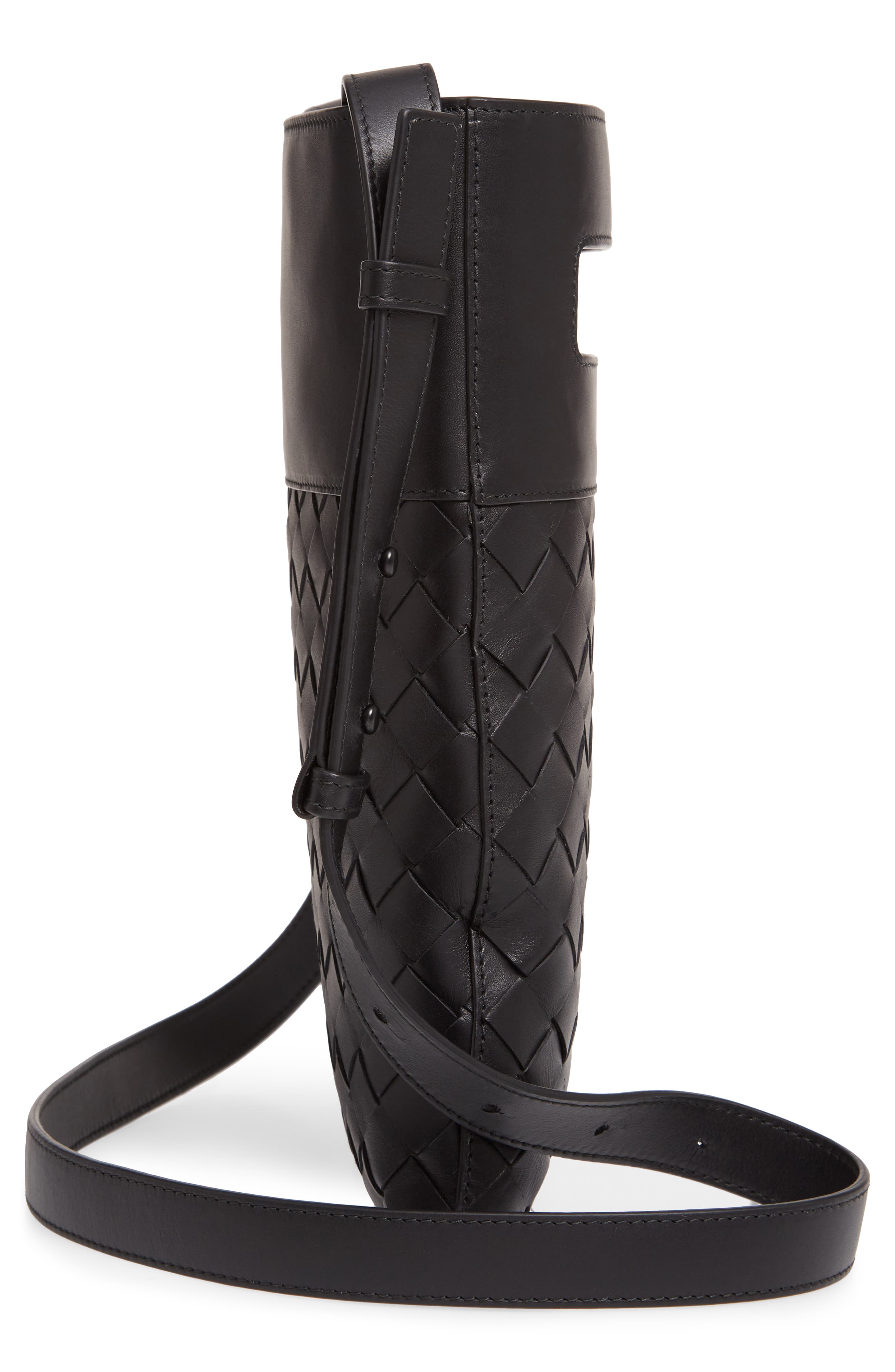 Bottega Veneta Intrecciato Leather Messenger Bag, Alternate, color, 