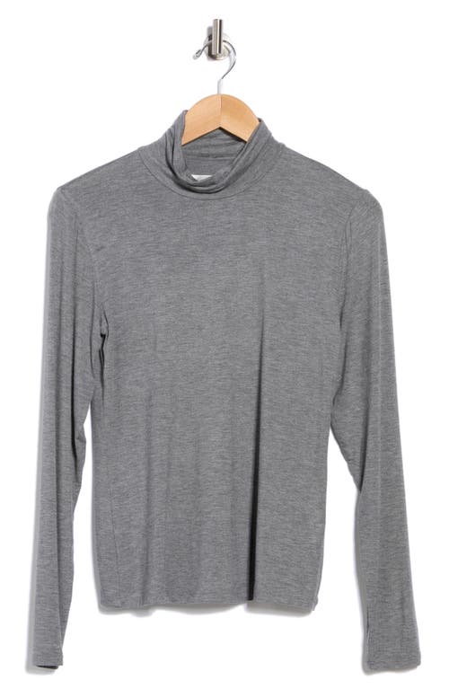 Nordstrom Rack Long Sleeve Turtleneck Top In Gray