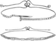 EYE CANDY LOS ANGELES Set Of 2 Fury Cubic Zirconia Bracelets